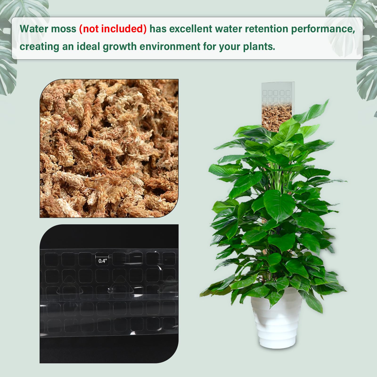 Mosstok van kunststof, planten - Sphagnum Moss Dry recensie en prijs