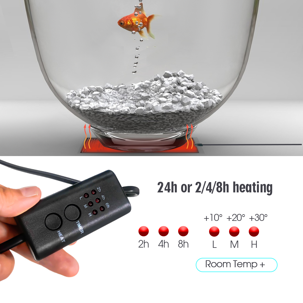 Eu Plug 5-20W Reptielen Instel - Heat Mat Seedling recensie en prijs